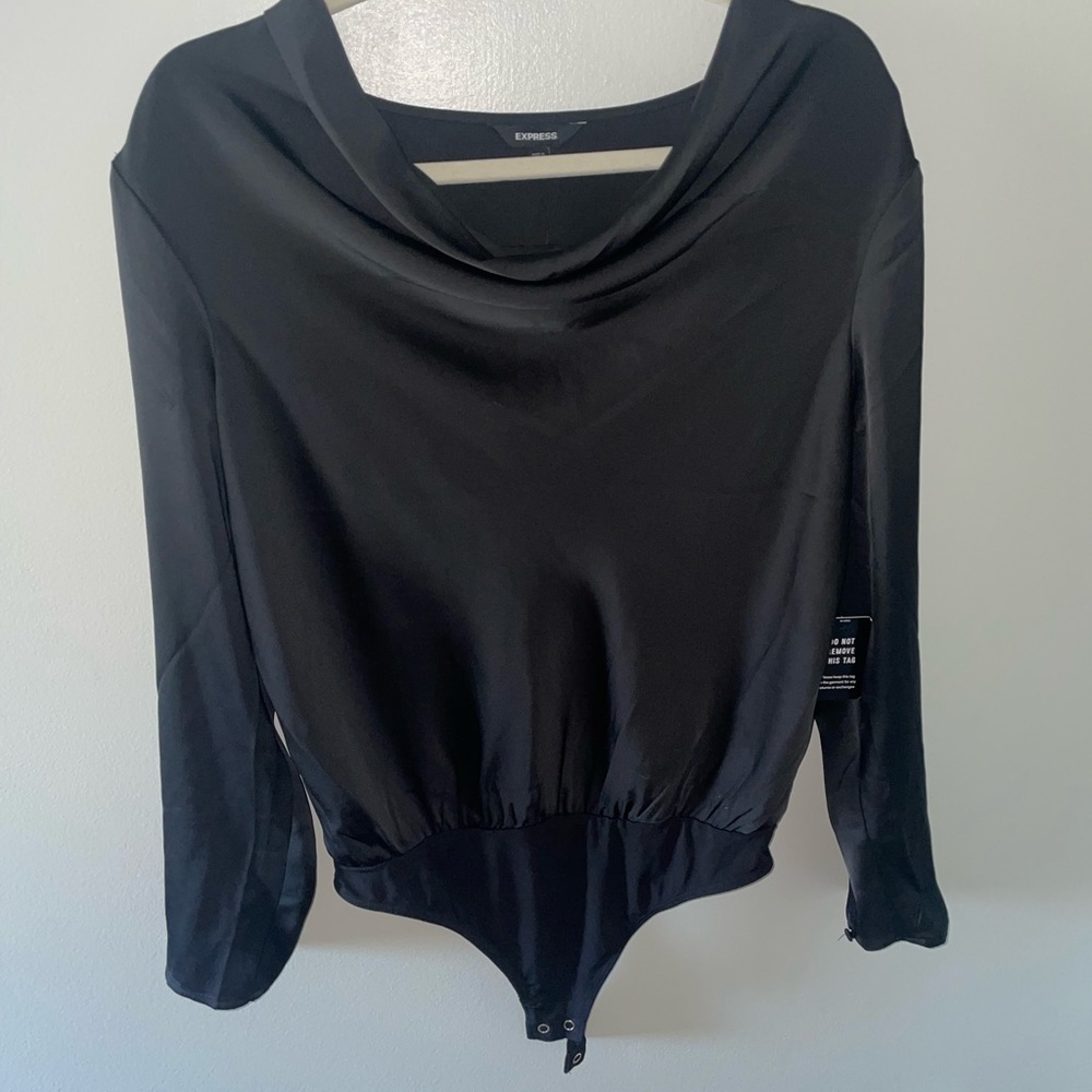 Express cowl neck bodysuit